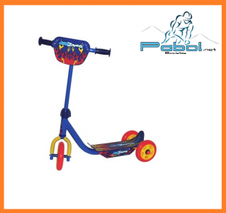 trotinete azul laranja trotinete